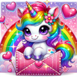أيقونة البرنامج: Unicorn Invitations Cards