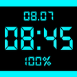 أيقونة البرنامج: Digital Clock Live Wallpa…