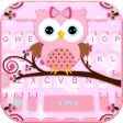 Pink Owl Keyboard Theme