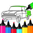 أيقونة البرنامج: Cars Coloring Book for Ki…
