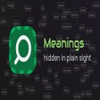 Icon of program: Meanings hidden in plain …