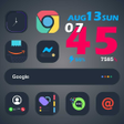 أيقونة البرنامج: Dark - Icon Pack