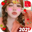 Live Sweet Camera Face Stickers Editor-Snap Filter