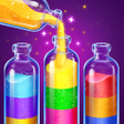 Иконка программы: Color Sand: Sorting Puzzl…