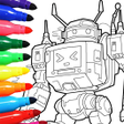 أيقونة البرنامج: Mecha Kids Coloring For B…