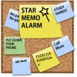 Star memo alarm - popcorn note