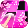 Flower Pink Piano Tiles - Magic Butterfly Tiles