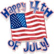 Ikon program: 4th of July Emoji Keyboar…