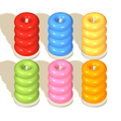 Ícone do programa: Hoop Puzzle: Color Stack …