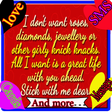 プログラムのアイコン：Custom Love Messages Cute…