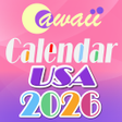 Ikona programu: Cawaii Calendar UK 2017