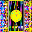 程序图标：3D Neon Clock Live Wallpa…