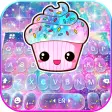 Galaxy Candy Cupcake Keyboard Theme