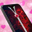Icoon van programma: Rose gold lock screen zip…