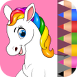 プログラムのアイコン：Unicorn Coloring Book for…