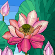 プログラムのアイコン：Senior Color - Paint by N…