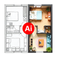 Ícone do programa: Dream Home AI: Sketch  De…