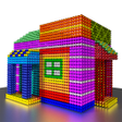 プログラムのアイコン：Magnetic Balls 3D - Paint…