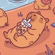 Ikona programu: Crushibara: Capybara Merg…