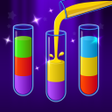 أيقونة البرنامج: Bottle Sort Splash:Lucky …