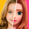 أيقونة البرنامج: Toon app - princess camer…