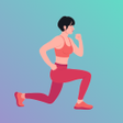 プログラムのアイコン：Skinny Legs Workout  Slim…