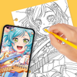 Иконка программы: AR Draw Sketch: Trace  Pa…