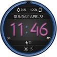 プログラムのアイコン：Neon Lights HD Watch Face