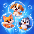 Ikona programu: Zoobble: Animal Bubble So…