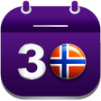 プログラムのアイコン：Norsk Kalender med Ukenum…