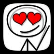 Ikon program: Stickmoji Cute Love Stick…