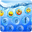 程序图标：Water Bubble Blue Keyboar…