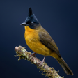 程序图标：Black-crested bulbul bird…