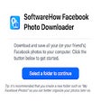 أيقونة البرنامج: SoftwareHow Facebook Phot…