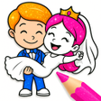 Icoon van programma: Glitter Bride and Groom C…