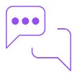 Streaming interactions icon