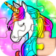 程序图标：Kids Puzzles Unicorns