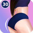 プログラムのアイコン：30 day squat challenge