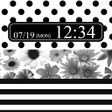 プログラムのアイコン：Flower Wallpaper Monochro…