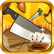 toy cutting spins icon