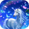 Icon of program: Unicorn Live Wallpaper Gl…