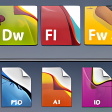 Iconos para Adobe Creative Suite 3