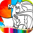 プログラムのアイコン:Coloring Batman Games