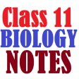 Class 11 Biology Notes