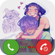 ไอคอนของโปรแกรม: Kpop Demon Fake Call  Cha…