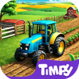 أيقونة البرنامج: Timpy Kids Animal Farm Ga…