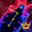 Neon Crown - App Lock Master T