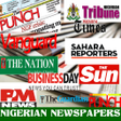 Symbol des Programms: Nigerian Newspapers