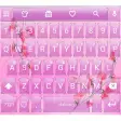 Emoji Keyboard Glass Pink Flow
