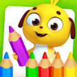 プログラムのアイコン：Tabi coloring games for k…